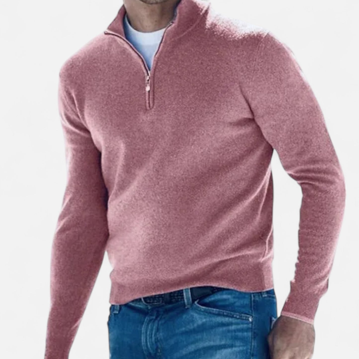Mistrève | Pull Cachemire Manches Longues Homme – Luxe Naturel et Élégance Intemporelle