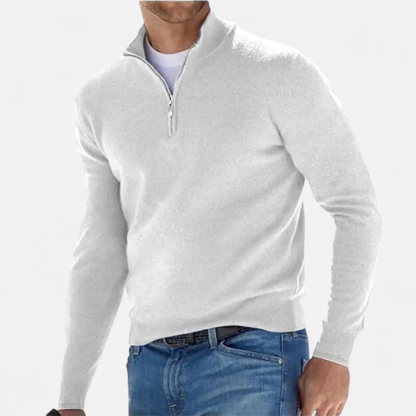 Mistrève | Pull Cachemire Manches Longues Homme – Luxe Naturel et Élégance Intemporelle