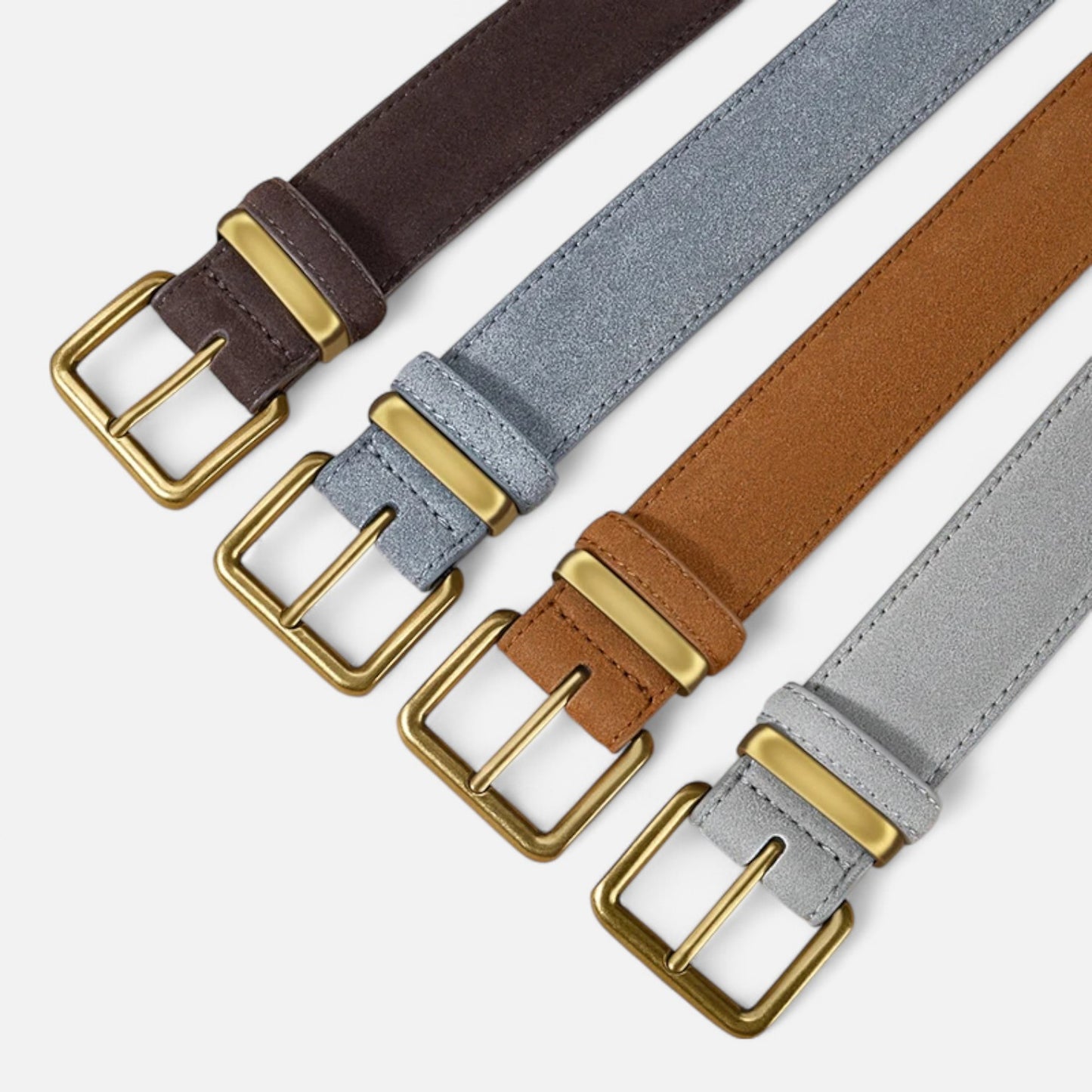 Mistrève | Ceinture Femme en Croûte de Cuir de Vachette – Élégance Luxueuse au Toucher Velouté