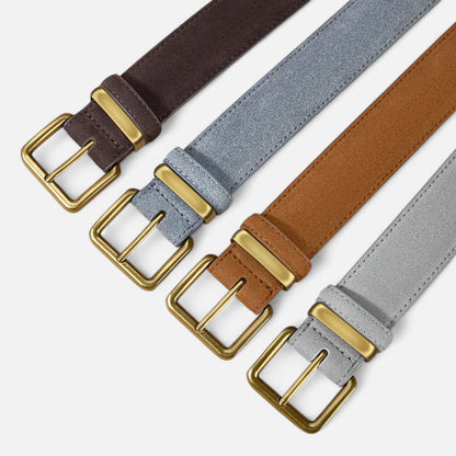 Mistrève | Ceinture Femme en Croûte de Cuir de Vachette – Élégance Luxueuse au Toucher Velouté