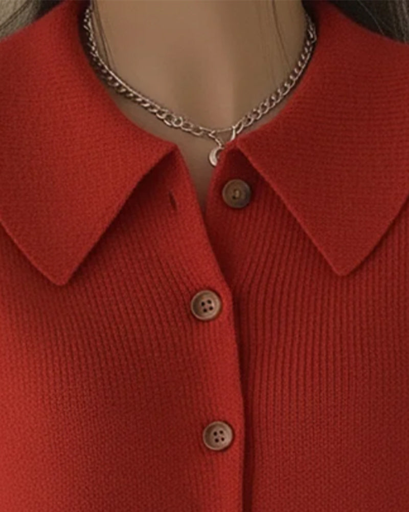 Milena | Cardigan avec col