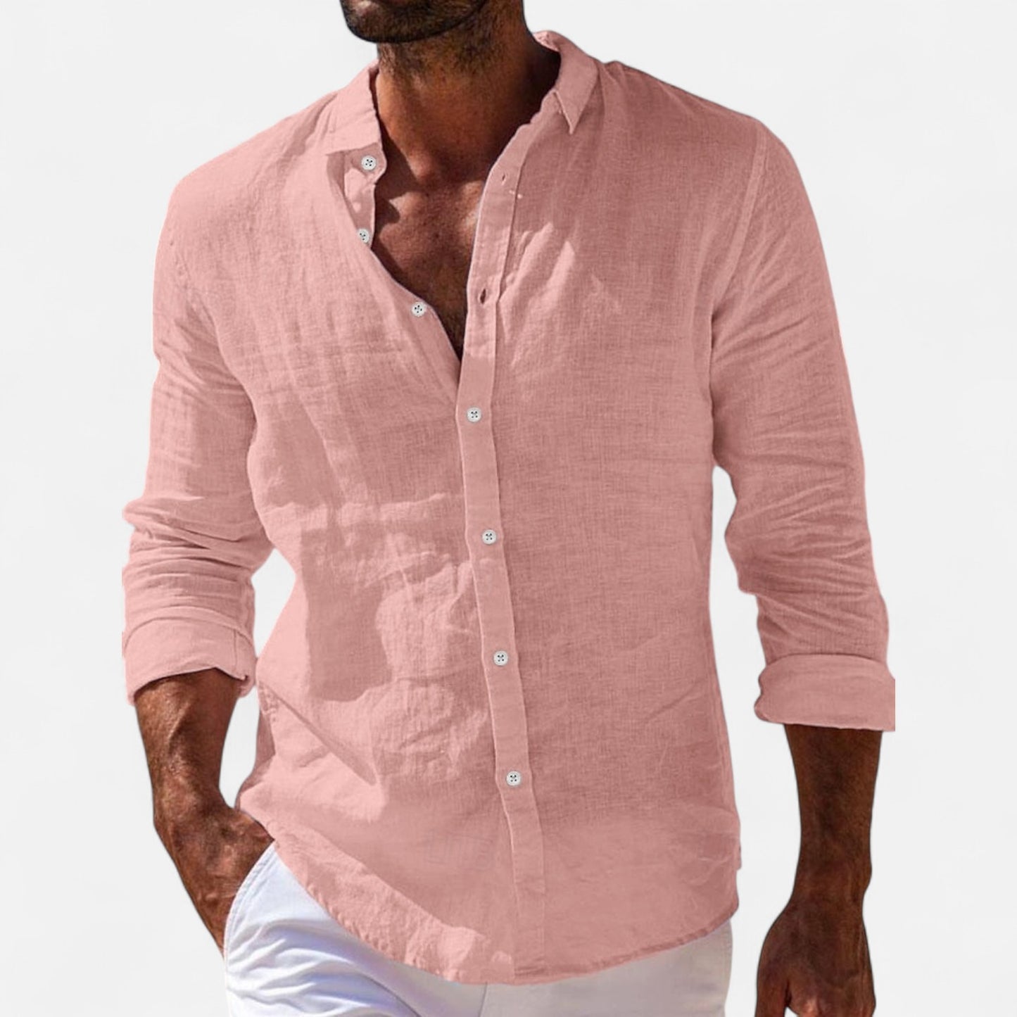 Mistrève | Chemise Homme en Lin – Élégance Légère pour l’Été