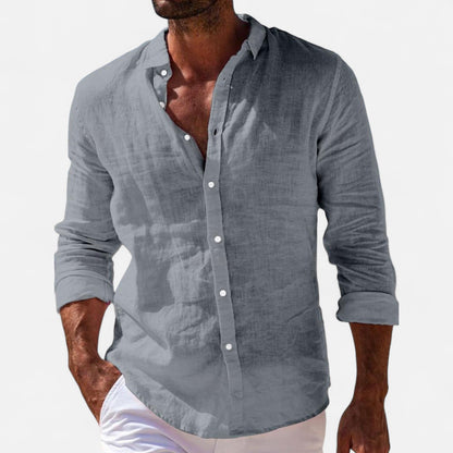 Mistrève | Chemise Homme en Lin – Élégance Légère pour l’Été