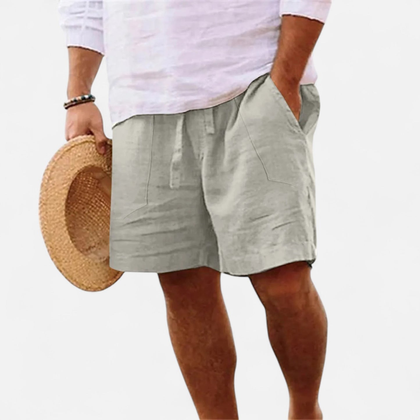Mistrève | Short en Lin pour Homme – Élégance Décontractée, Fraîcheur Estivale