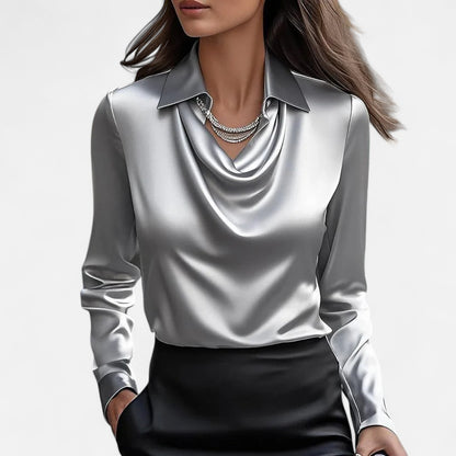 Mistrève | Chemises & Blouses Satinées Femme – Brillance Délicate et Sophistication Moderne