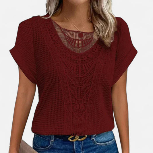 Mistrève | Blouse Élégante Style Ibiza – Légèreté Bohème, Élégance Sans Effort