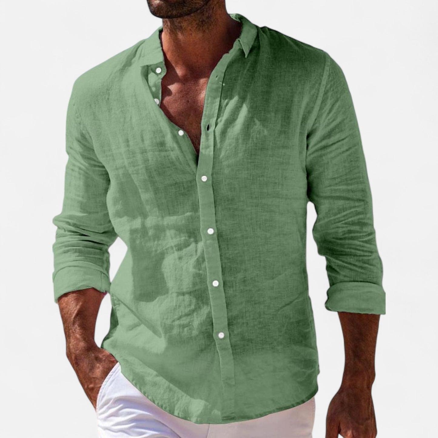 Mistrève | Chemise Homme en Lin – Élégance Légère pour l’Été