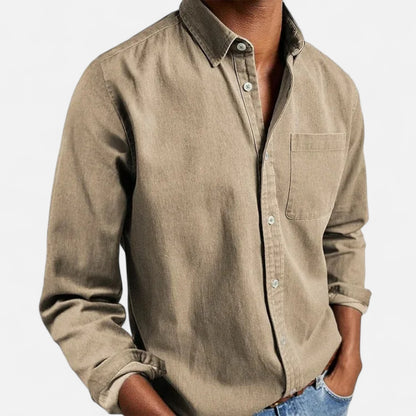 Mistrève | Chemise Homme Manche Longue Multi‑Usage – Casual Élégant, Confort Premium