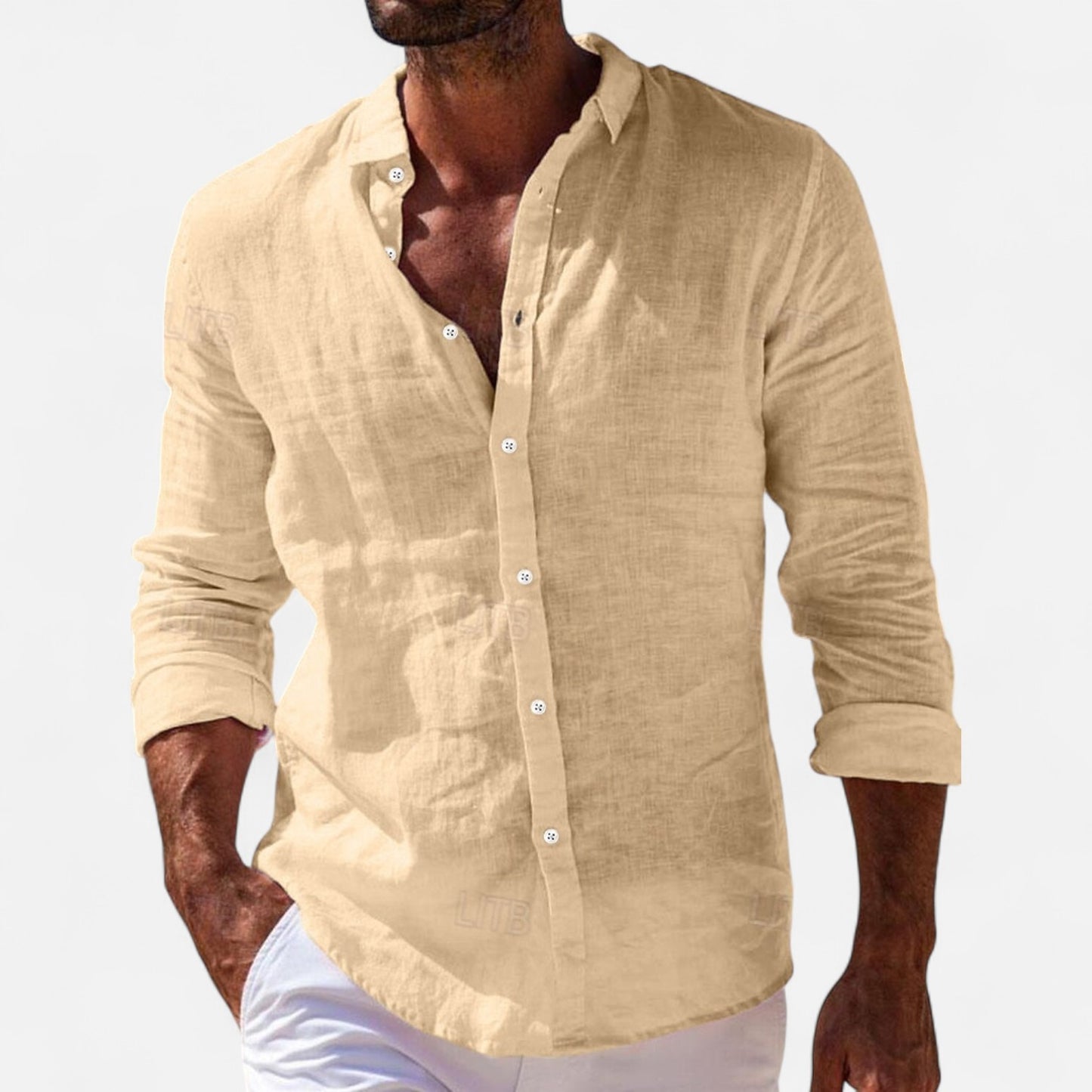 Mistrève | Chemise Homme en Lin – Élégance Légère pour l’Été