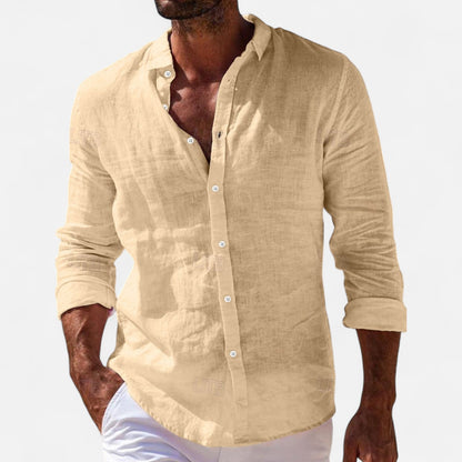 Mistrève | Chemise Homme en Lin – Élégance Légère pour l’Été
