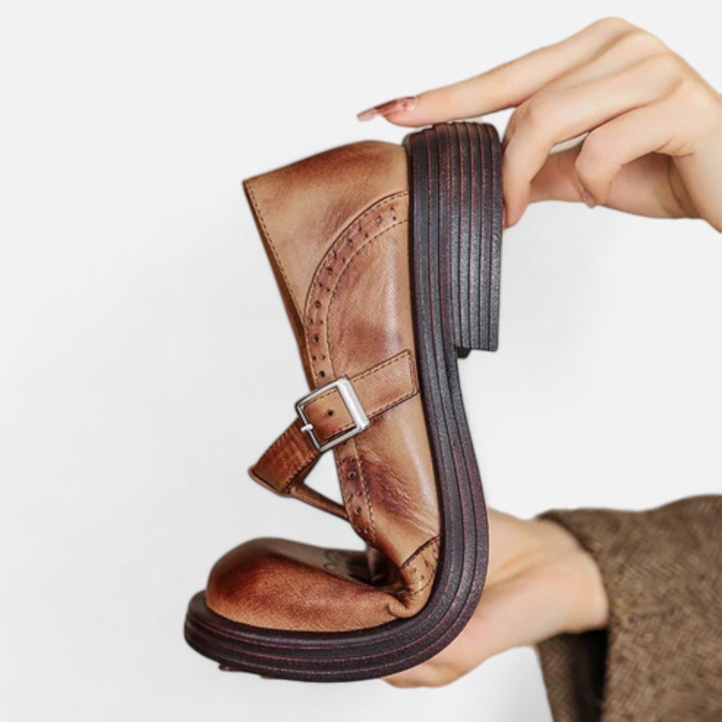 Mistrève | Chaussures Femme en Cuir Véritable – Élégance Intemporelle et Confort Authentique