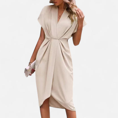 Mistrève | Robes Midi de Luxe pour Femme – Élégance Structurée, Charme Intemporel