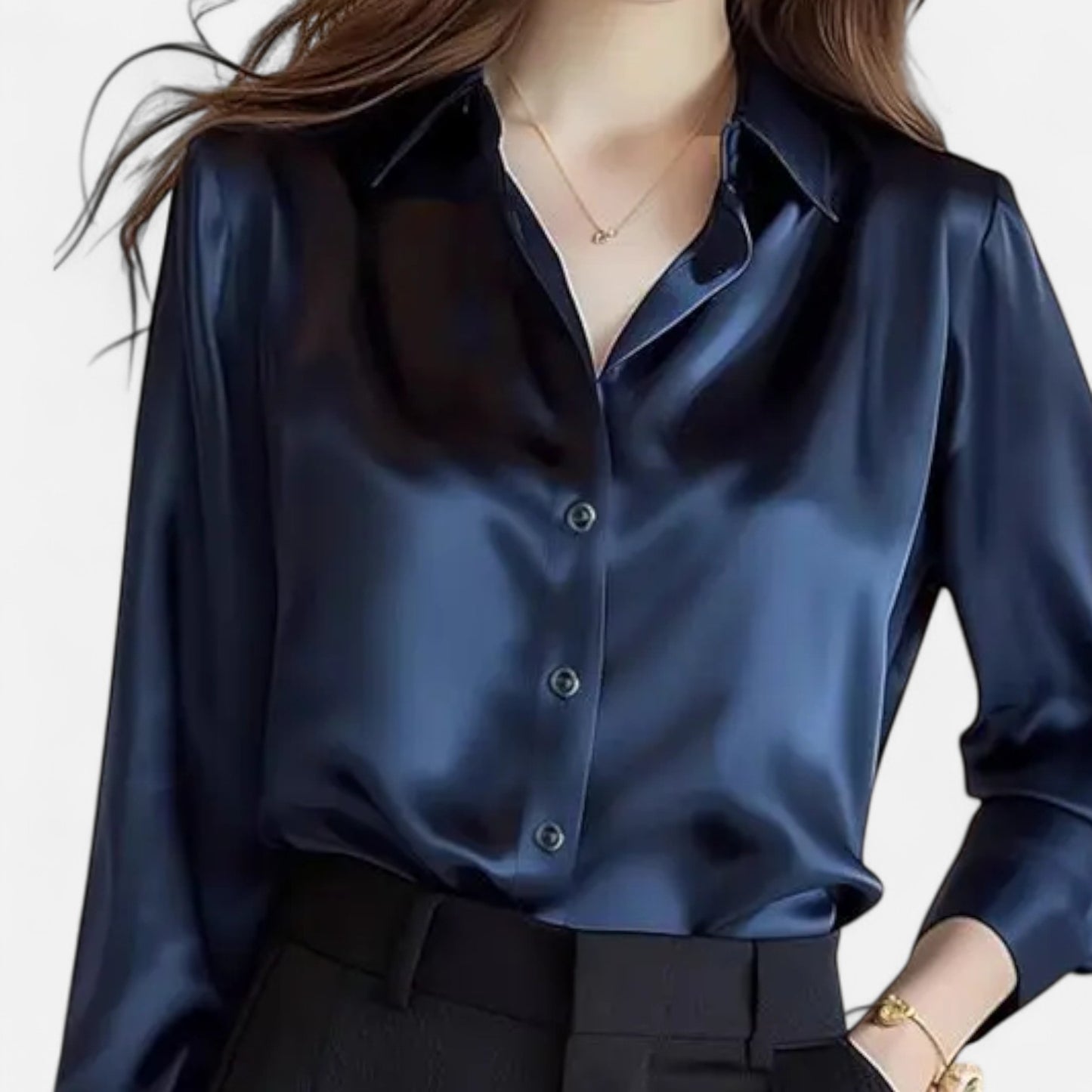 Mistrève | Chemise en Soie Élégante Femme – Raffinement Professionnel et Confort Luxueux