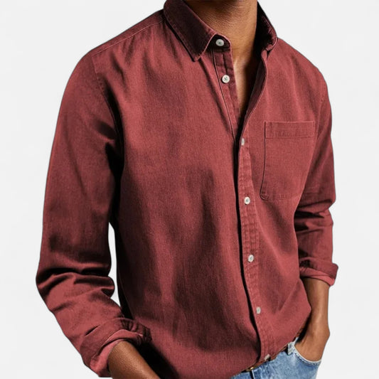 Mistrève | Chemise Homme Manche Longue Multi‑Usage – Casual Élégant, Confort Premium