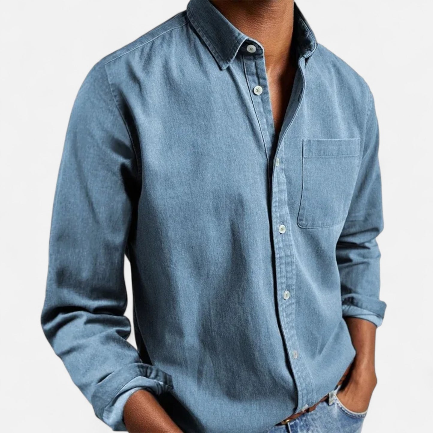 Mistrève | Chemise Homme Manche Longue Multi‑Usage – Casual Élégant, Confort Premium