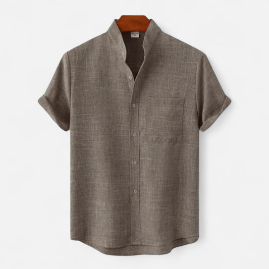 Mistrève | Chemise Décontractée en Lin pour Homme – Élégance Naturelle, Confort Estival