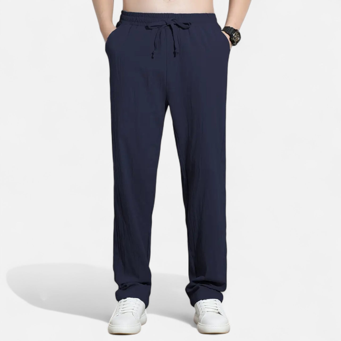 Mistrève | Pantalon en Lin pour Homme – Élégance Décontractée, Confort Naturel
