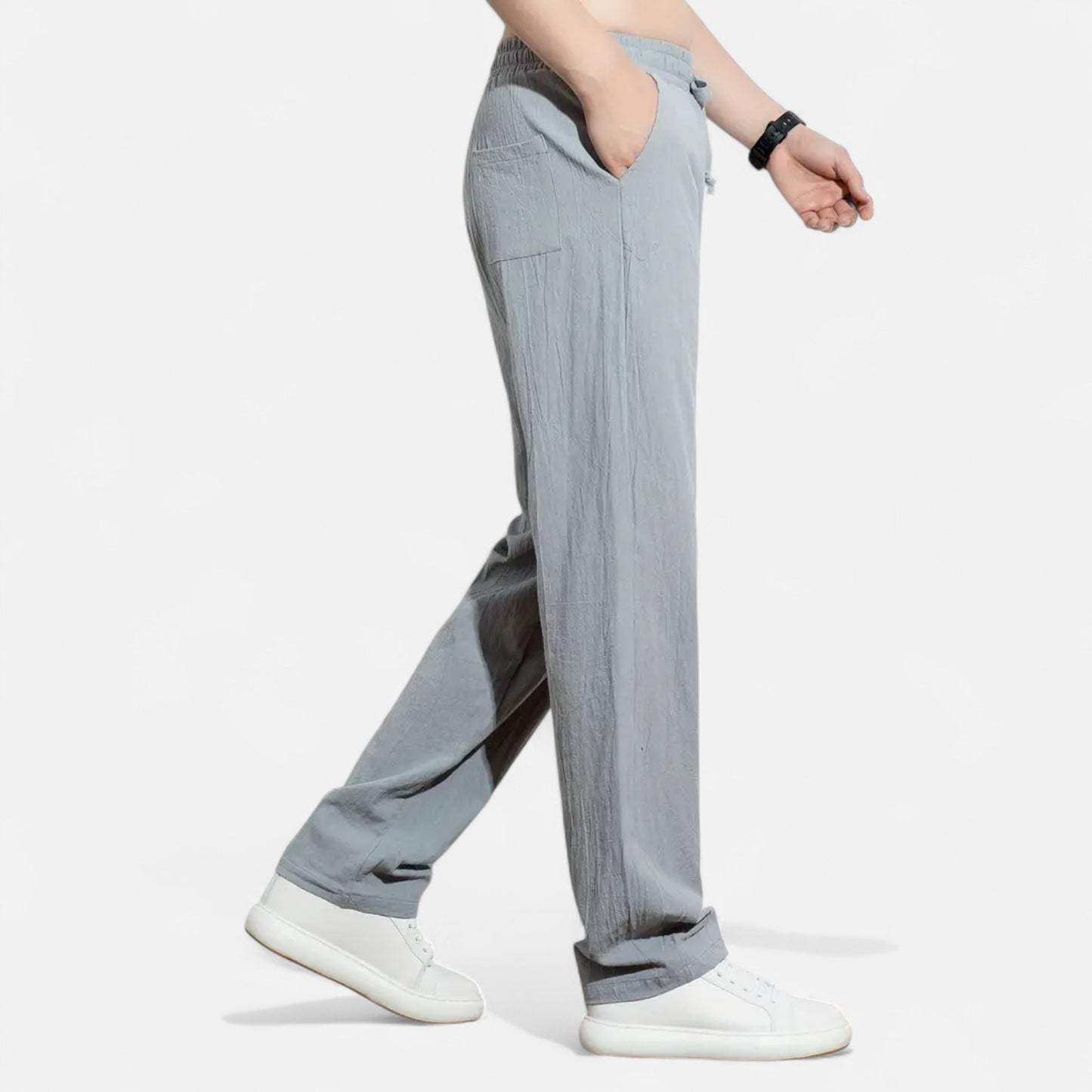 Mistrève | Pantalon en Lin pour Homme – Élégance Décontractée, Confort Naturel