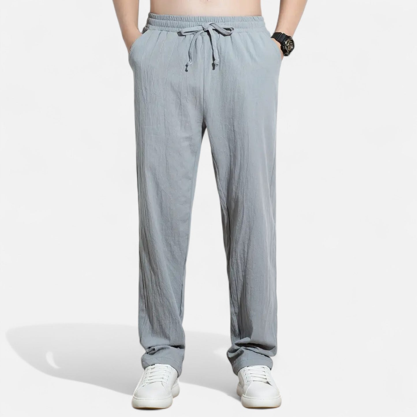 Mistrève | Pantalon en Lin pour Homme – Élégance Décontractée, Confort Naturel