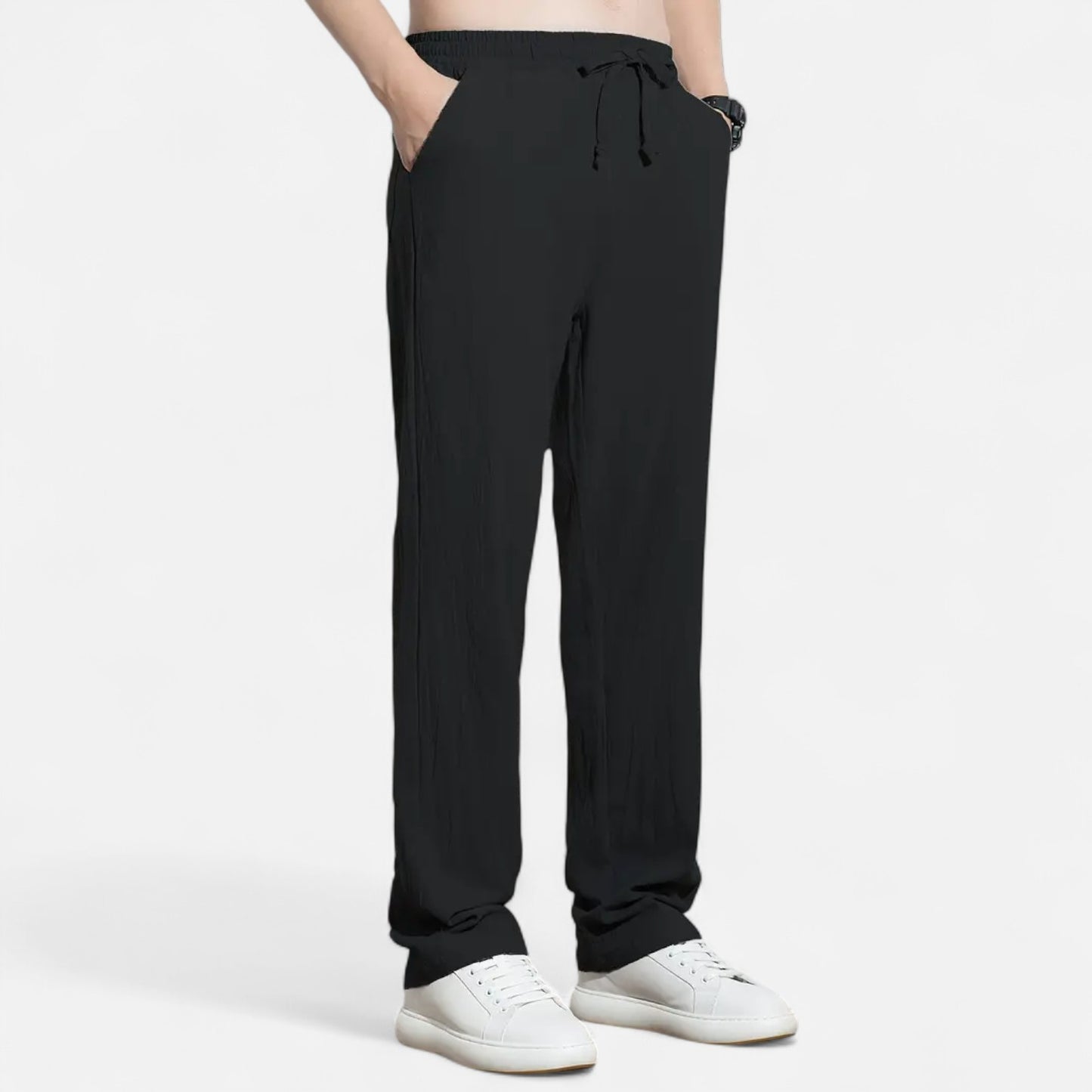 Mistrève | Pantalon en Lin pour Homme – Élégance Décontractée, Confort Naturel