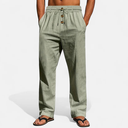 Mistrève | Pantalon en Lin pour Homme – Élégance Décontractée, Confort Naturel