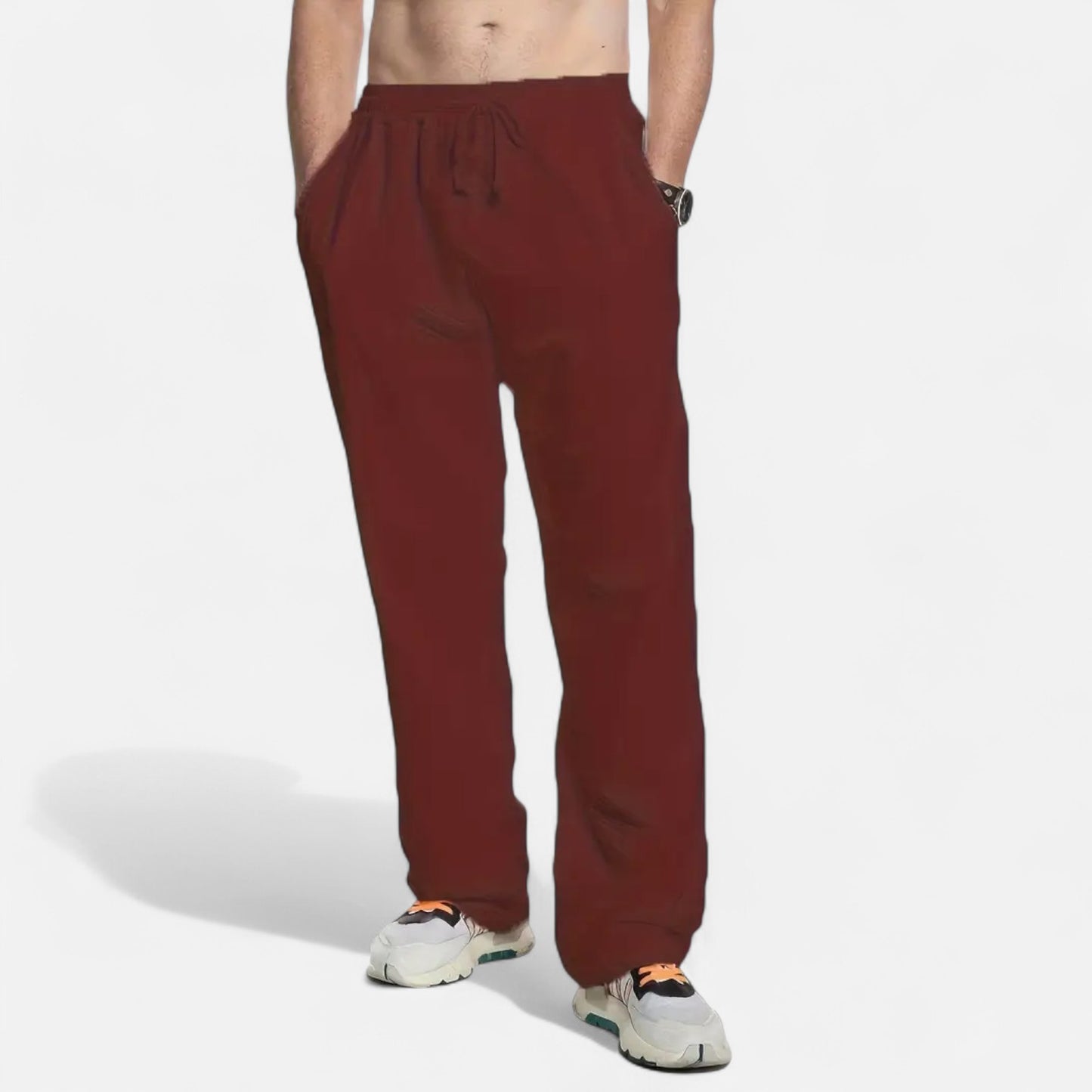 Mistrève | Pantalon en Lin pour Homme – Élégance Décontractée, Confort Naturel