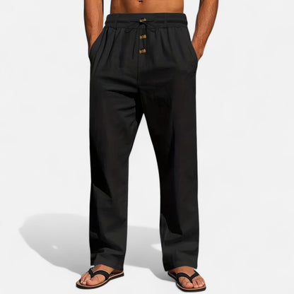 Mistrève | Pantalon en Lin pour Homme – Élégance Décontractée, Confort Naturel