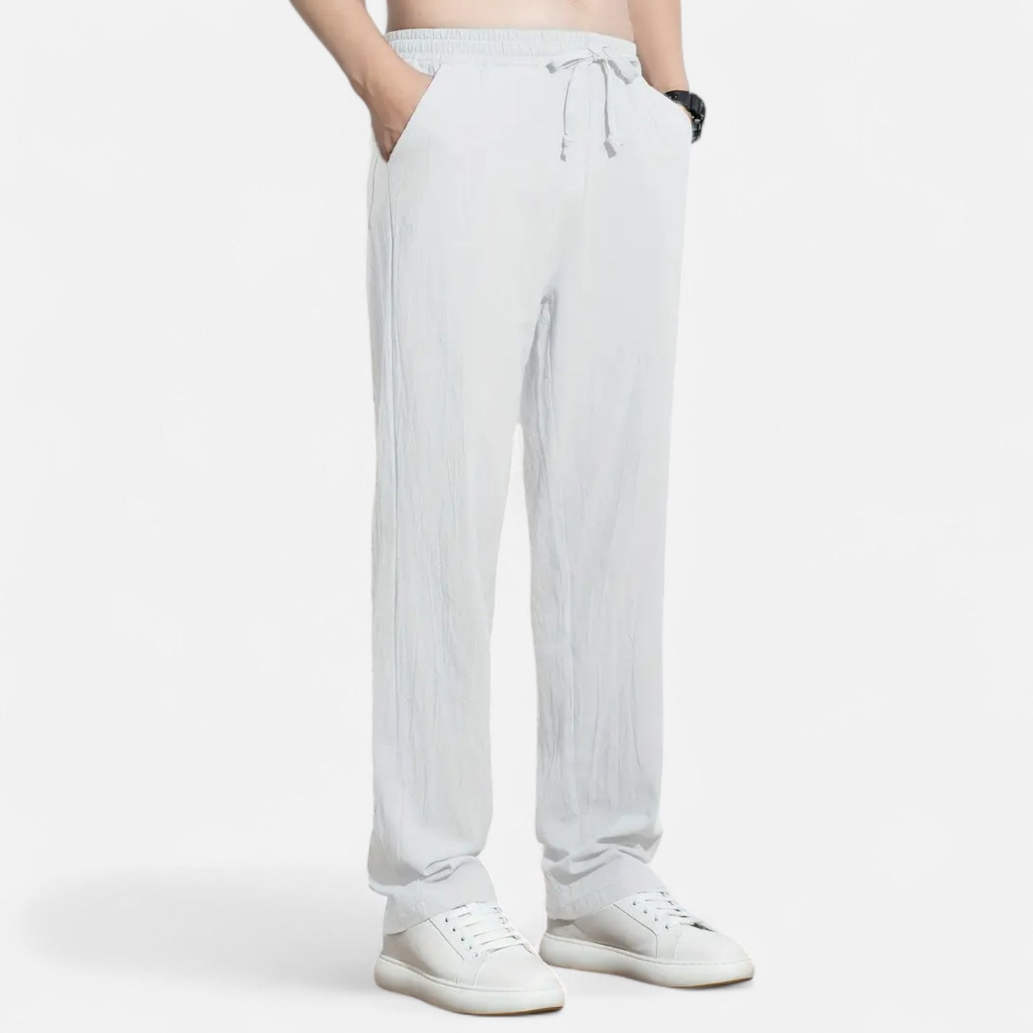Mistrève | Pantalon en Lin pour Homme – Élégance Décontractée, Confort Naturel