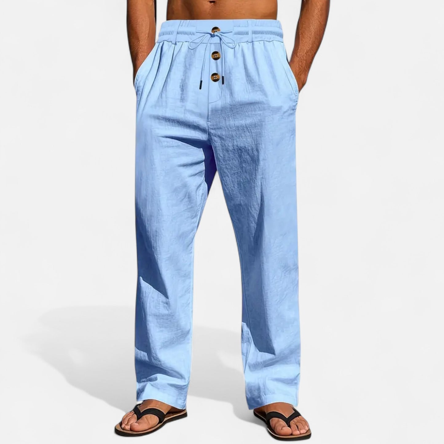 Mistrève | Pantalon en Lin pour Homme – Élégance Décontractée, Confort Naturel