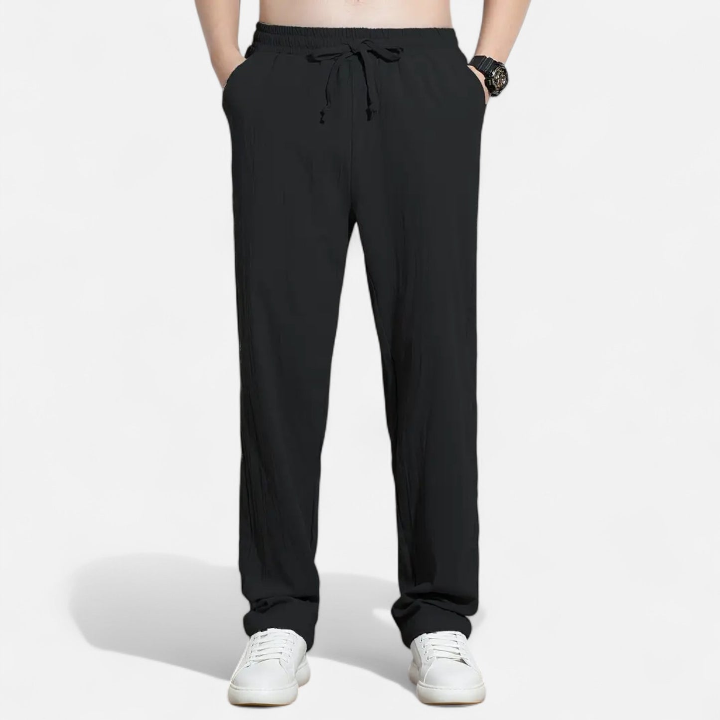 Mistrève | Pantalon en Lin pour Homme – Élégance Décontractée, Confort Naturel