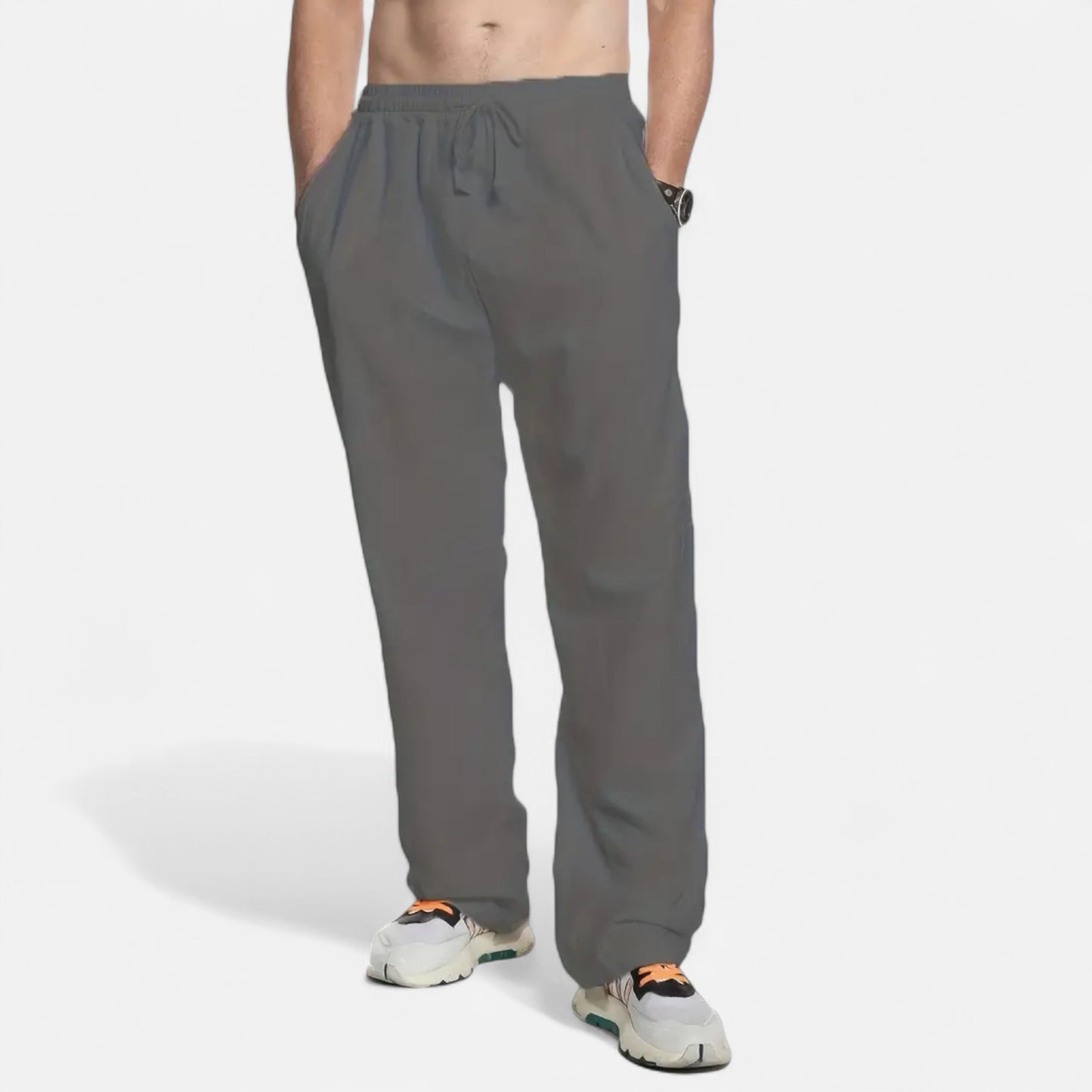 Mistrève | Pantalon en Lin pour Homme – Élégance Décontractée, Confort Naturel