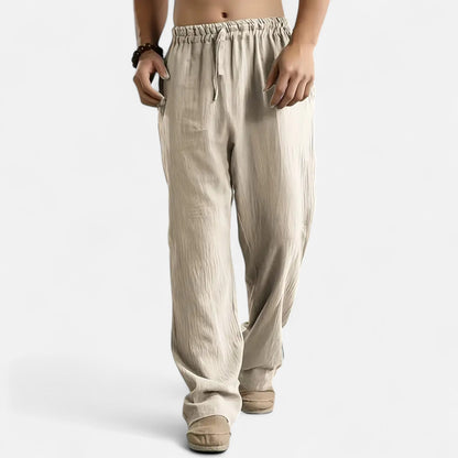 Mistrève | Pantalon en Lin pour Homme – Élégance Décontractée, Confort Naturel