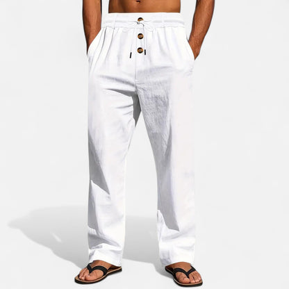 Mistrève | Pantalon en Lin pour Homme – Élégance Décontractée, Confort Naturel
