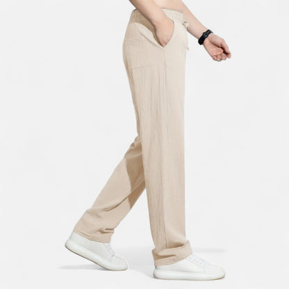 Mistrève | Pantalon en Lin pour Homme – Élégance Décontractée, Confort Naturel