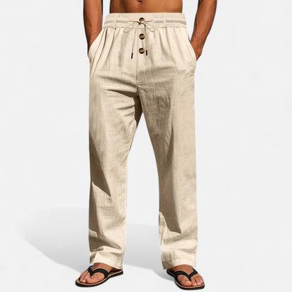 Mistrève | Pantalon en Lin pour Homme – Élégance Décontractée, Confort Naturel