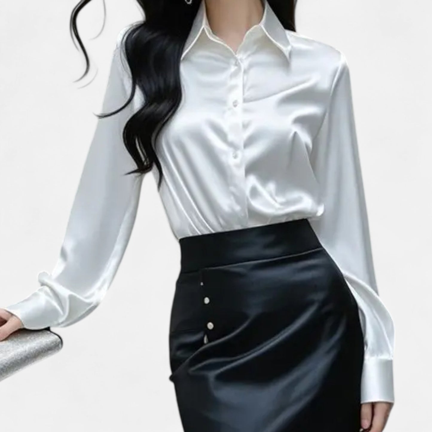 Mistrève | Chemise en Soie Élégante Femme – Raffinement Professionnel et Confort Luxueux