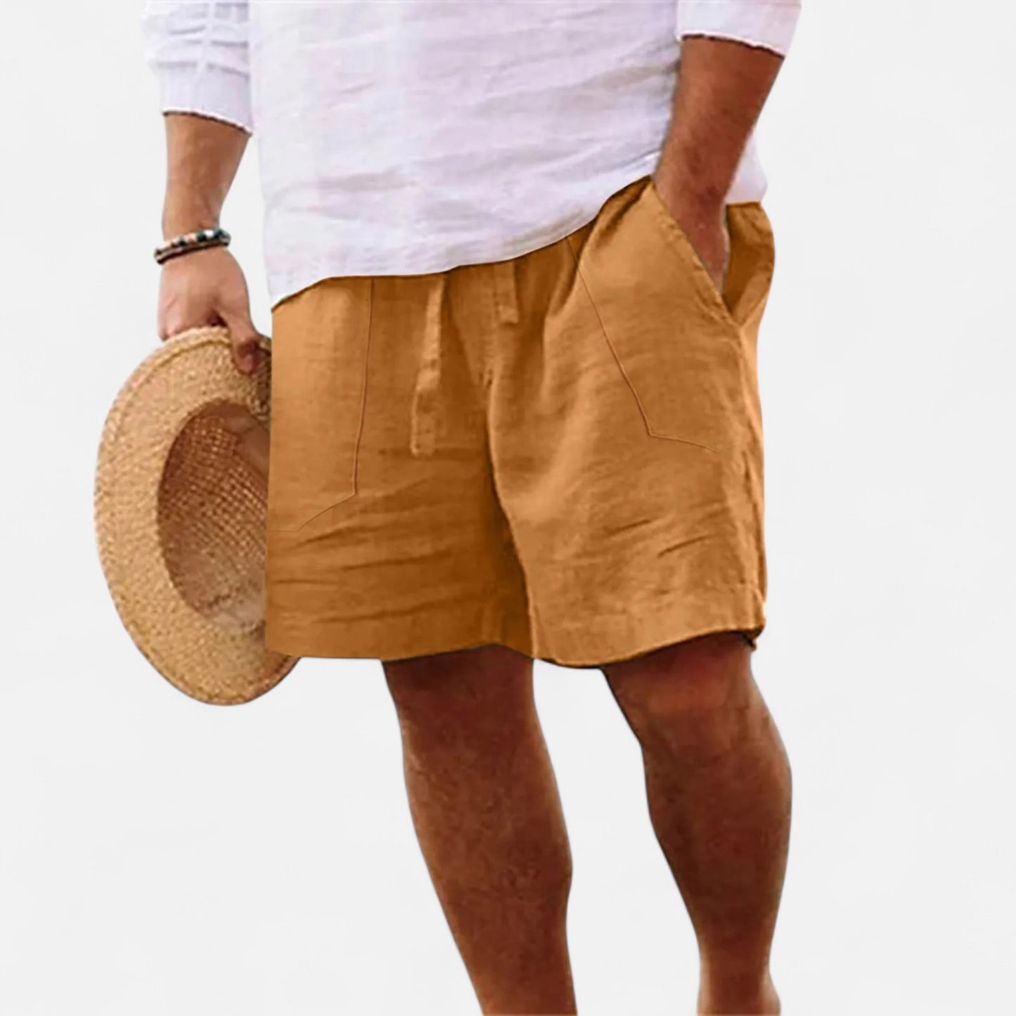 Mistrève | Short en Lin pour Homme – Élégance Décontractée, Fraîcheur Estivale